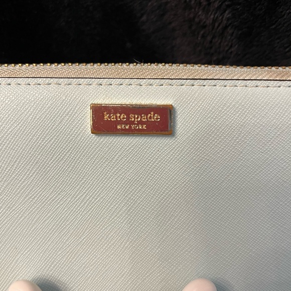 Kate Spade light blue wallet 6/10 - Picture 4 of 5